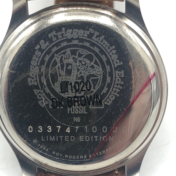 Fossil Roy Rogers & Trigger 1993 Collectors Limited Edition Numbered Watch NIB - Picture 3 of 11